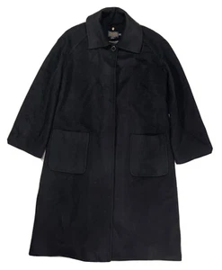 Pendleton trench lungo reefer misto lana cashmere donna taglia 10 Petite B12 - Foto 1 di 12
