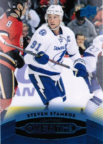 15/16 UD OVERTIME HOCKEY WAVE 1 BLUE PARALLEL CARDS ( #1-60 ) U-Pick From List Cover