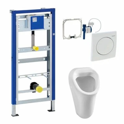 Komplett Set Geberit Duofix Basic Urinalsteuerung HyBasic Handauslösung Urinal - Bild 1 von 4