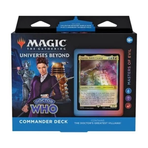 MTG COMMANDER DECK WHO - MASTERS OF EVIL - MAGIC ENG - Foto 1 di 1