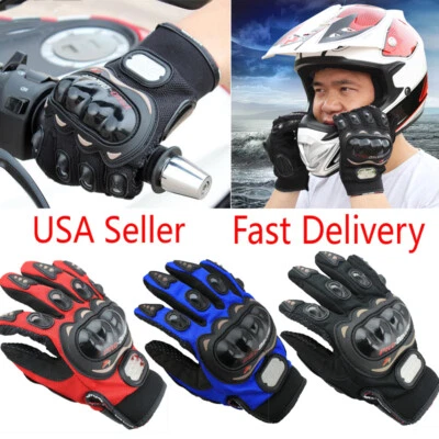 Full Finger Anti-slip Motocross Anti-fall Breathable Gloves Motorcycle Gloves - Image 1 of 4