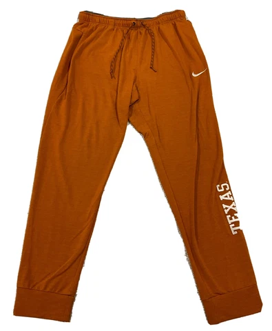 Nike Texas Longhorns Dri Fit Training Pants Orange Basketball Size Large Footbal Cover