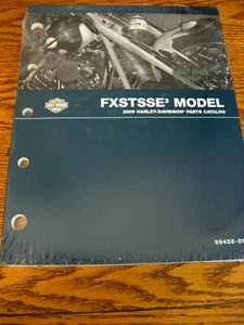 2009 Harley-Davidson FXSTSSE3 CVO Softail Springer Parts Catalog NEW - Picture 1 of 1