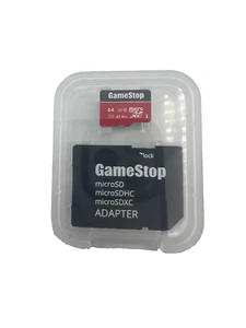 Carte Micro SD 64 Go GameStop - Gaming Plus pour Switch - Wyze - GoPro - Dash Cam (occasion) - Photo 1 sur 6