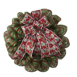Christmas Wreath For Front Door 20x20x6 Holiday Decor Wall Hanger Bubble Wreath - Picture 1 of 6
