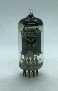 ECC83 Mullard UK Ring getter en soporte de poste de portería 1 pieza Válvula de tubo de lote antiguo - Imagen 1 de 3