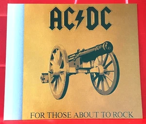 AC/DC For Those About To Rock We Salute You Album Cover Art PICTURE/PRINT 5.5"x5 - Picture 1 of 3