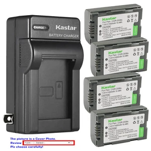Kastar Battery AC Wall Charger for Panasonic CGR-D08 AG-DVC60E AG-DVC62 NV-DA1 - Picture 1 of 11