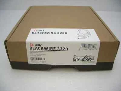 Plantronics Blackwire 3320 BW3320-M Stereo Usb-A PC Headset für Microsoft Teams - Bild 1 von 2