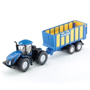 Siku 1947 New Holland T9.560 with silage trailer 1:50 scale tractor toy model - Picture 1 of 2
