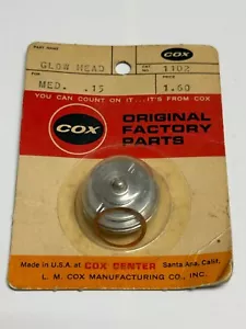 New Cox Medallion .15 15 Glow Head Original Factory Part #1102 1102 - Picture 1 of 1