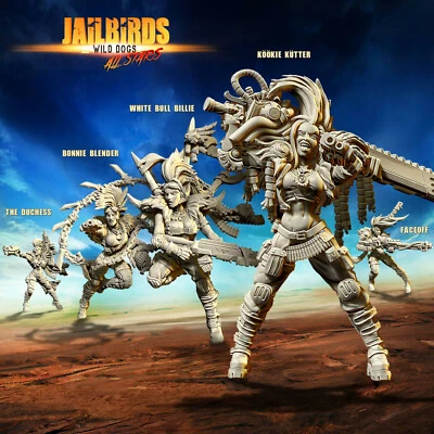 Raging Heroes Jailbirds Wild Dogs All Stars Pick Your Model 28mm - Image 1 of 4