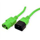 C14 To C13 Power Cord - 10 Foot, Green, 15A/250V, 14/3 Awg, Iec 60320 - Xuanhua