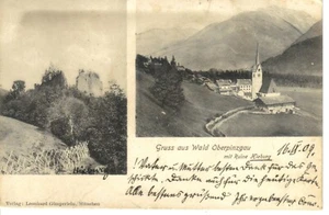 AK Fotokarte Wald Pinzgau um 1910 gelaufen Salzburg ANSCHAUEN !!! - Bild 1 von 1
