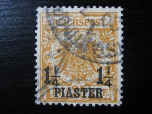 TURKEY GERMAN OFFICES COLONY Mi. #9 scarce used stamp! CV $31.25 - Picture 1 of 1