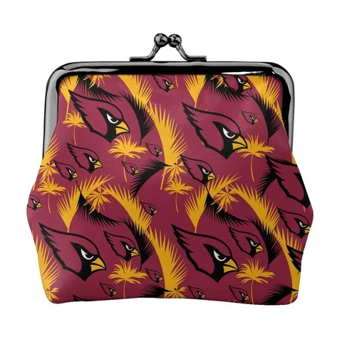 Arizona Cardinals Leather Coin Purse Change Purse Hawaii Printed Lady Wallet Cover