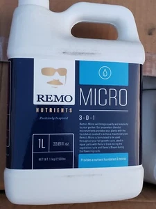 MENGE 2 REMO NÄHRSTOFFE MICRO 3-0-1 1L (33,81 OZ)  - Bild 1 von 3