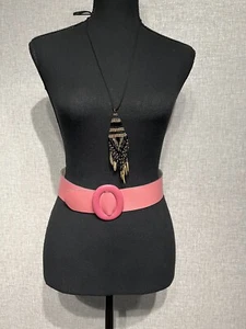 Calderon SZ S Pink Leather Belt 24 to 26 inches - Picture 1 of 7