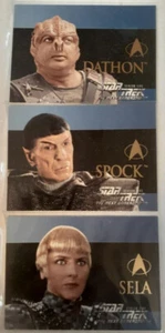 Star Trek: The Next Generation Season 5 Embossed Chase Cards #S28, S29, and S30 - Picture 1 of 1