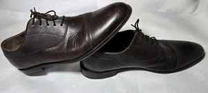 Warfield & Grand Lennox Cap Toe Oxfords size 12 - Dark Brown - 71002 - Used Cond - Picture 1 of 11