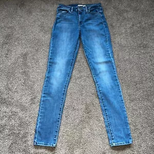 Levi's 721 Jeans Damen 29 Blau Denim 5-Pockets High-Rise Skinny Leg Zip Fly - Bild 1 von 10