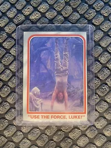 1980 STAR WARS - EMPIRE STRIKES BACK Card #70 "USE THE FORCE LUKE!" Yoda & Luke - Picture 1 of 2