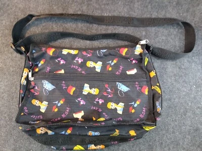 Retro vintage American Tourister Shoulder Bag Vinyl Travel “Never too many”  - Image 1 of 4