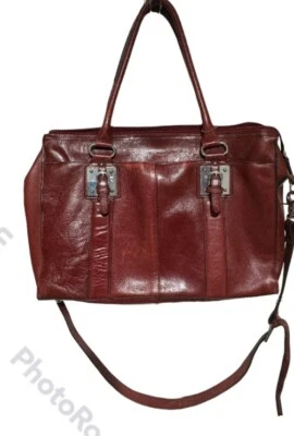 Maletín/bolso para portátil de cuero Wilson’s de colección - usado Foto 1 de 4