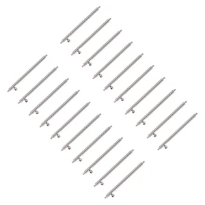 Correa adaptadora de correa de metal crudo de acero inoxidable para orejas de reloj de 20 piezas - Imagen 1 de 12