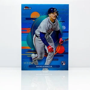NACHO ALVAREZ jr - 2025 Topps Finest - Sky Blue Uncommon - Braves - 117/250 - Picture 1 of 2