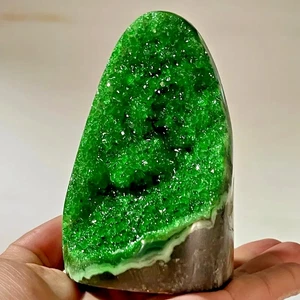 RARE 300G+ Green Magic Cluster Geode Crystal Specimens Home Decor Purify Energy - Picture 1 of 7