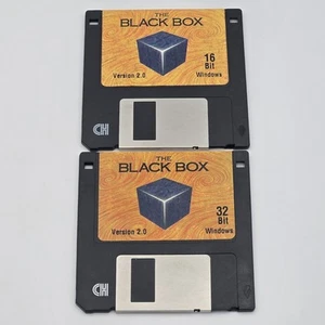 Vintage The Black Box Floppy Disks 3.5 Very Rare Alien Skin Software Untested - Afbeelding 1 van 6