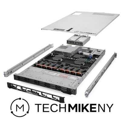 Dell PowerEdge R640 Server 2x Gold 6240 2.60Ghz 36-Core 256GB RAM 8x 1.2TB Rails - Image 1 of 4