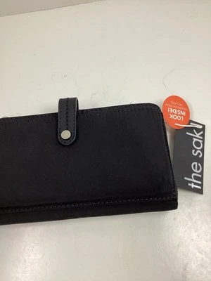 Novo com etiquetas The Sak Esperato nylon reciclado grande smartphone pulseira tiracolo preto - Imagem 1 de 4