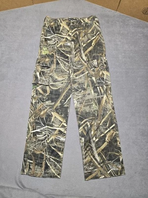 Pantalones de camuflaje Realtree Max-5 para niños talla XL (14/16) bolsillos de caza de carga  Foto 1 de 4