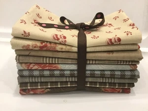 MODA Park Avenue Reproduction Assortment Fat Quarter Bundle by 3 Sisters - 9 Pcs - Picture 1 of 2
