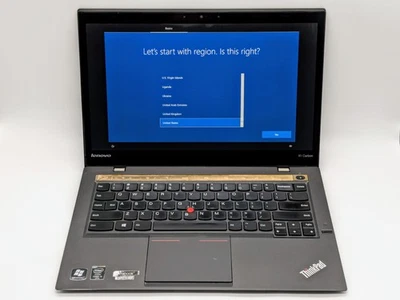 Lenovo ThinkPad X1 Carbon Gen 2 14" QHD Touch I5-4300U 256GB 8GB W10P Backlit - Image 1 of 4