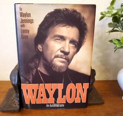 WAYLON Waylon Jennings HC/DJ True 1st Edition 1996 SIGNED Rare! - Image 1 of 4