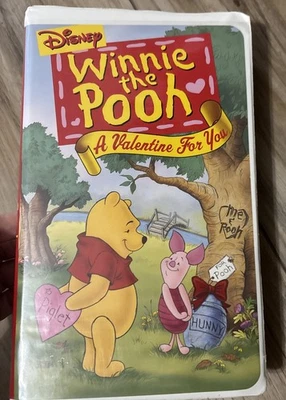 Winnie The Pooh A Valentine For You (VHS, 2001) Walt Disney / Clam Shell Foto 1 de 3