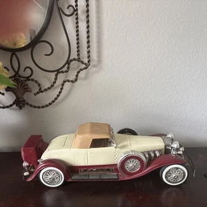 🧩VTG Jim Beam Kentucky Bourbon Whiskey Decanter 1935 Duesenberg SJ Conv Coupe - Bild 1 von 11