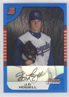 2005 Bowman Draft Chrome Blue Refractor /150 JP Howell #BDP9 - Image 1 of 2