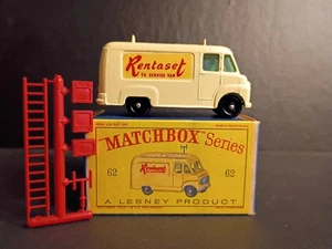 Matchbox #62B TV Service Van 1963 VN/MINT  In Crisp Original D2 Box - Picture 1 of 13