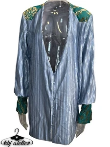 Nidodileda Dress Women Large Blue Multicolor Designer Artsy Boho Oversized - Picture 1 of 16