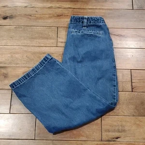 Vaqueros Carolina Blues Para Mujer Vintage Recortados Cintura Alta "Mamá" Años 80 90 - Imagen 1 de 7