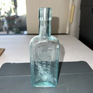 Botella Aqua Blue Kemp’ S Garganta Pulmones O.F Woodward. Leroy, Nueva York. MIRAR - Imagen 1 de 12