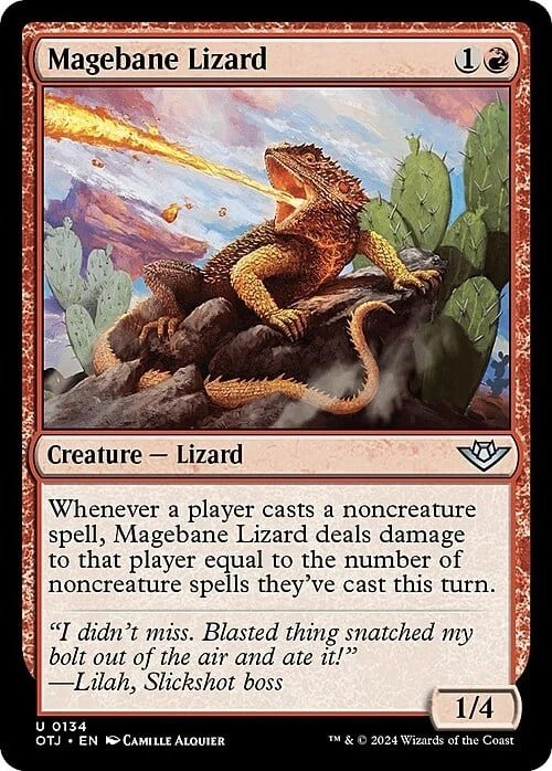 Magic The Gathering MTG MAGEBANE LIZARD Outlaws of Thunder Junction NM Near Mint - Image 1 of 1