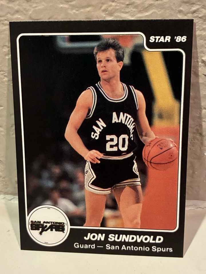 1985-86 Star Jon Sundvold #151 San Antonio Spurs NRMT - Image 1 of 2