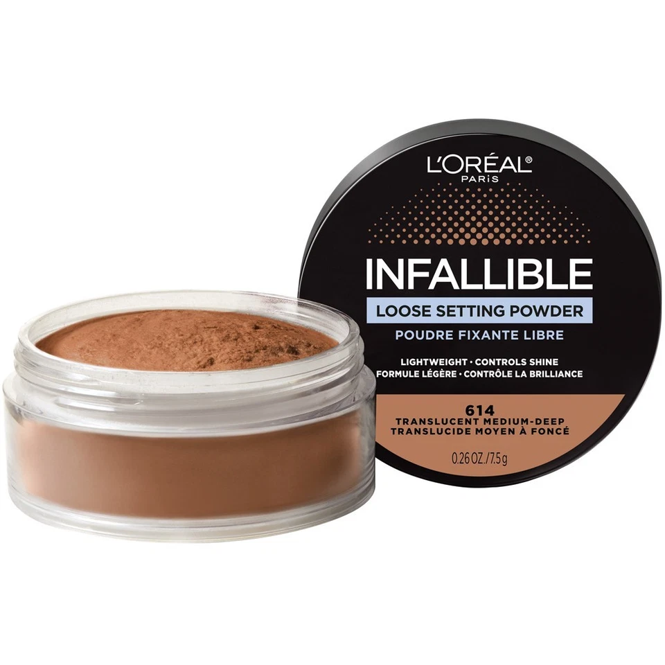 L'Oreal Infallible Loose Setting Powder -612 Light-Medium and  614 Medium-Deep - Image 1 of 1