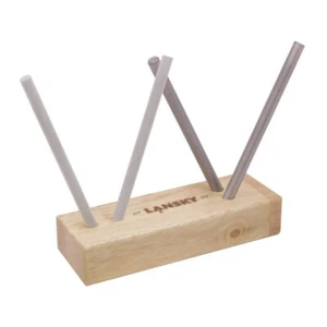 Lansky 4 Rod Diamond and Ceramic Turn Box Crock Stick Stable Knife Sharpener - Picture 1 of 2