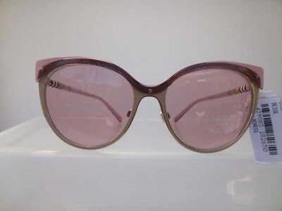 Burberry BE3096 Full Rim Cat Eye Sunglasses Beige/Lt Matte Gold/Pink 55 17 140 - Image 1 of 4